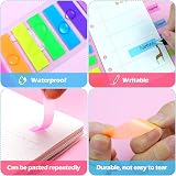 Hanyousheng Sticky Notes 1120Pcs Index Tabs 7 Colors Writeable Page Markers view 5
