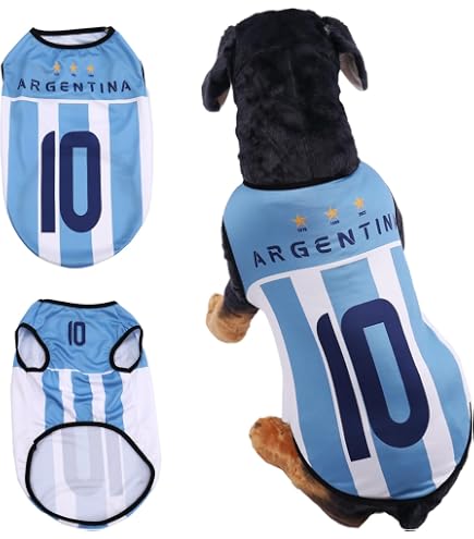 Petitebella Hundeshirt ‚Soccer Goal‘ Für Kleine Rassen – Weich, Atmungsaktiv, Größe XXXL