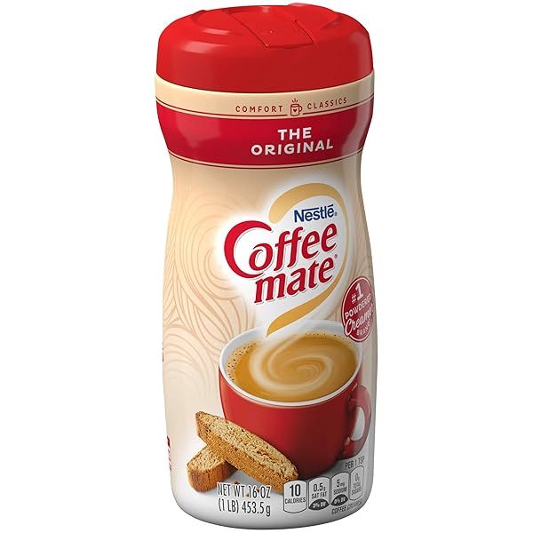 NESTLE COFFEE MATE COFFEE CREAMER ORIGINAL, PACK OF 12 (16 OUNCE) (11000443)
