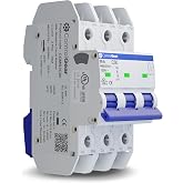 ControlGear Miniature Circuit Breaker 60A, 3-Pole C Curve, UL-489 Listed | DIN Rail Mount, Current Limiting, UL-489 Listed, 277VAC, 10kAIC, Non Polarized MCB