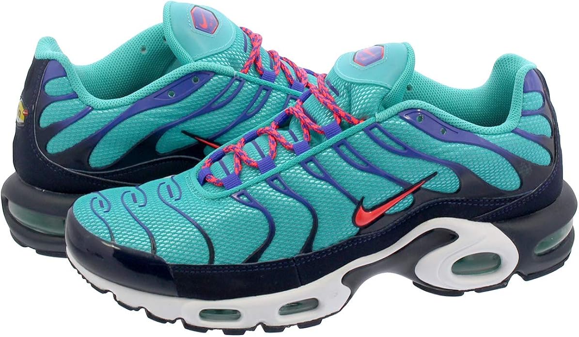 Amazon Com Nike Air Max Plus Hyper Jade Flash Crimson Size 8