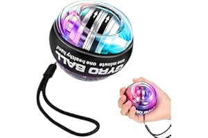 Torque Ball with Counter - Auto-Start Wrist Power Gyro Ball, Forearm Strengthener, Grip Strength Trainer, Hand Strengthening 