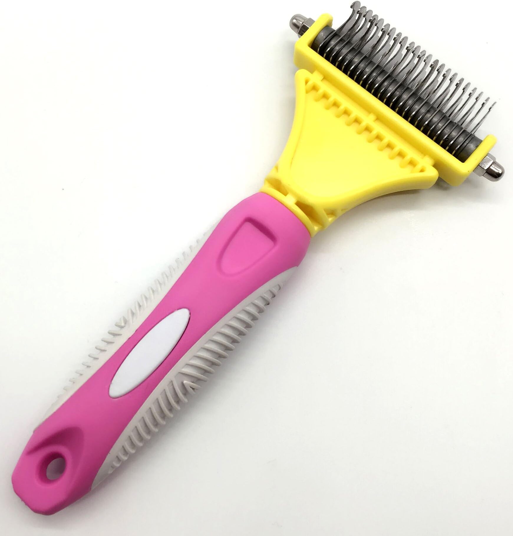 KUDI Professional Grooming Dematting Comb with 2 Sided Rakes for Dogs & Cats