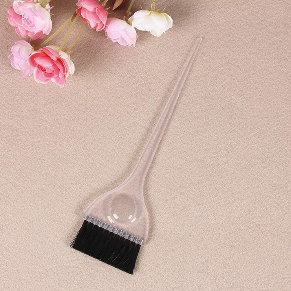 6Pcs 7.9" Professional Dye Brush Set Multicolor Plastic Hair Dye Coloring Brushes Hair Color Dyeing Applicator Hair Tint DIY Brush Accessories Tool for Salon (Color Random): Health & Personal Care