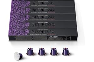Nespresso Capsules Original Line, Arpeggio Decaffeinato, Dark Roast Coffee, 50-Count Coffee Pods