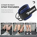 DMoose Fitness Ankle Straps for Cable Machines with D Ring One Size view 8