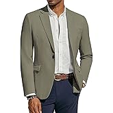 PJ PAUL JONES Men's Lightweight Sport Coat Casual One Button Blazer Breathable Sportcoat