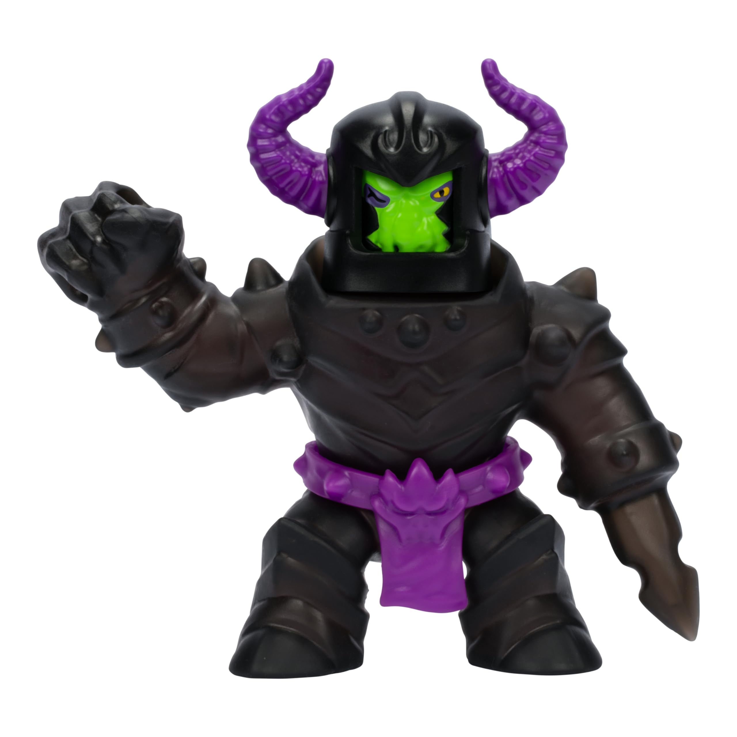Heroes of Goo Jit Zu Stretch Strikers, Ultra Rare Stretchy Black Knight Orbitox, Fighting Damage, Stretches 3 Times Its Size