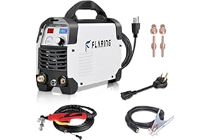 FLARING Plasma Cutter,65 Amp Plasma Cutter Machine 120V 240V 4/5" (20mm) Max Cutting 1/2" (12.7mm) Clean Cut IGBT High Freque