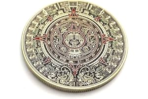 Aomcisi Mexico Mayan Calendar Aztec Art Prophecy Culture Challenge Coin