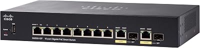 Cisco SG250-10P-K9-EU 10-Port Gigabit PoE Managed Switch