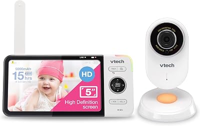 VTech VM818HD Video Monitor 5 inch 720p Night Light 300m Range
