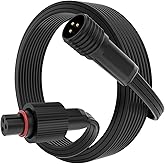 Norward Extension Cable for Govee Permanent Outdoor Lights Pro, IP68 Waterproof Extension Cord, for Govee H705A H705B H705C H706A H706B H706C H7067 Permanent Outdoor Lighting Systems, 10FT