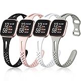 Odbeai Soft Silicone Replacement Wristbands, Slim