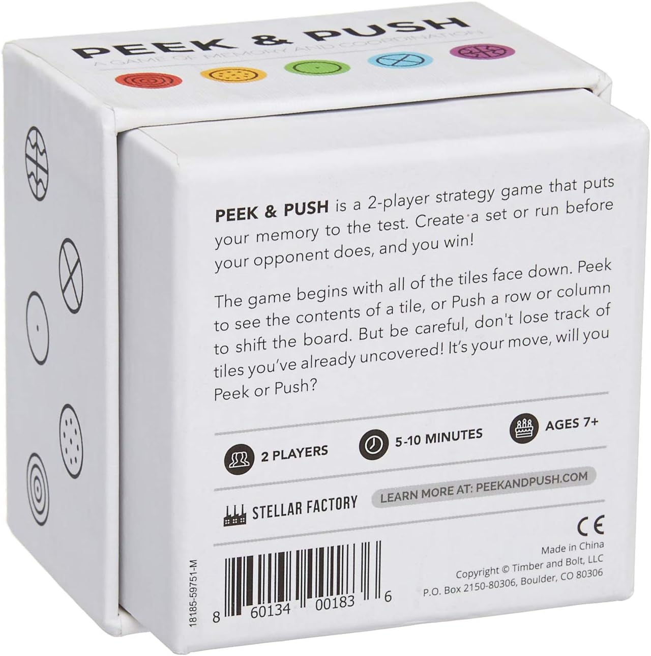 Peek & Push: A Game of Memory & Coordination, Multicolor - Image 4