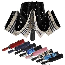 ZDSSM Compact Travel Umbrella Inverted Reverse