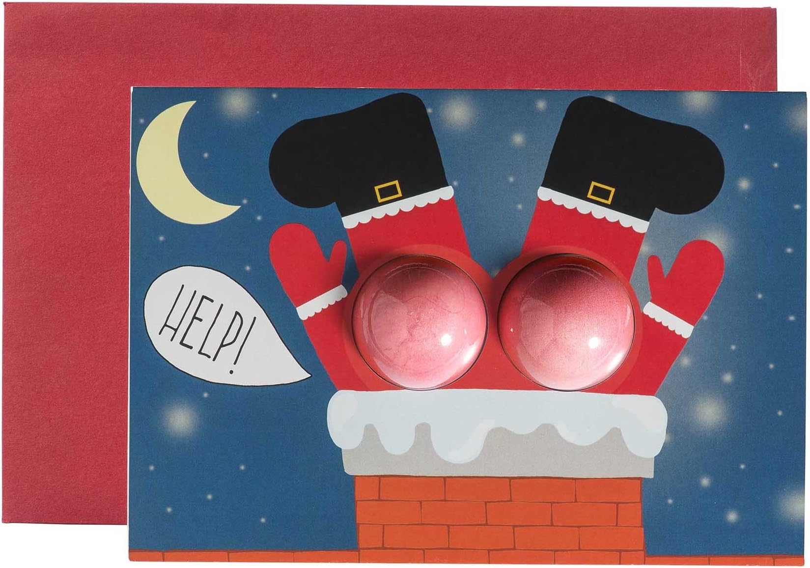 Bomb Cosmetics Help Santa Blastercard, PHELSAN10