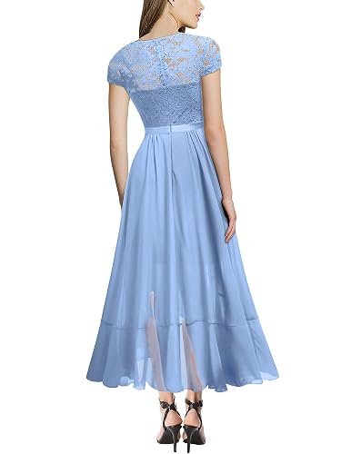 green emerald velvet dress Pink Women's V Neck Elegant Lace Ruffle Bridesmaid Maxi Dress