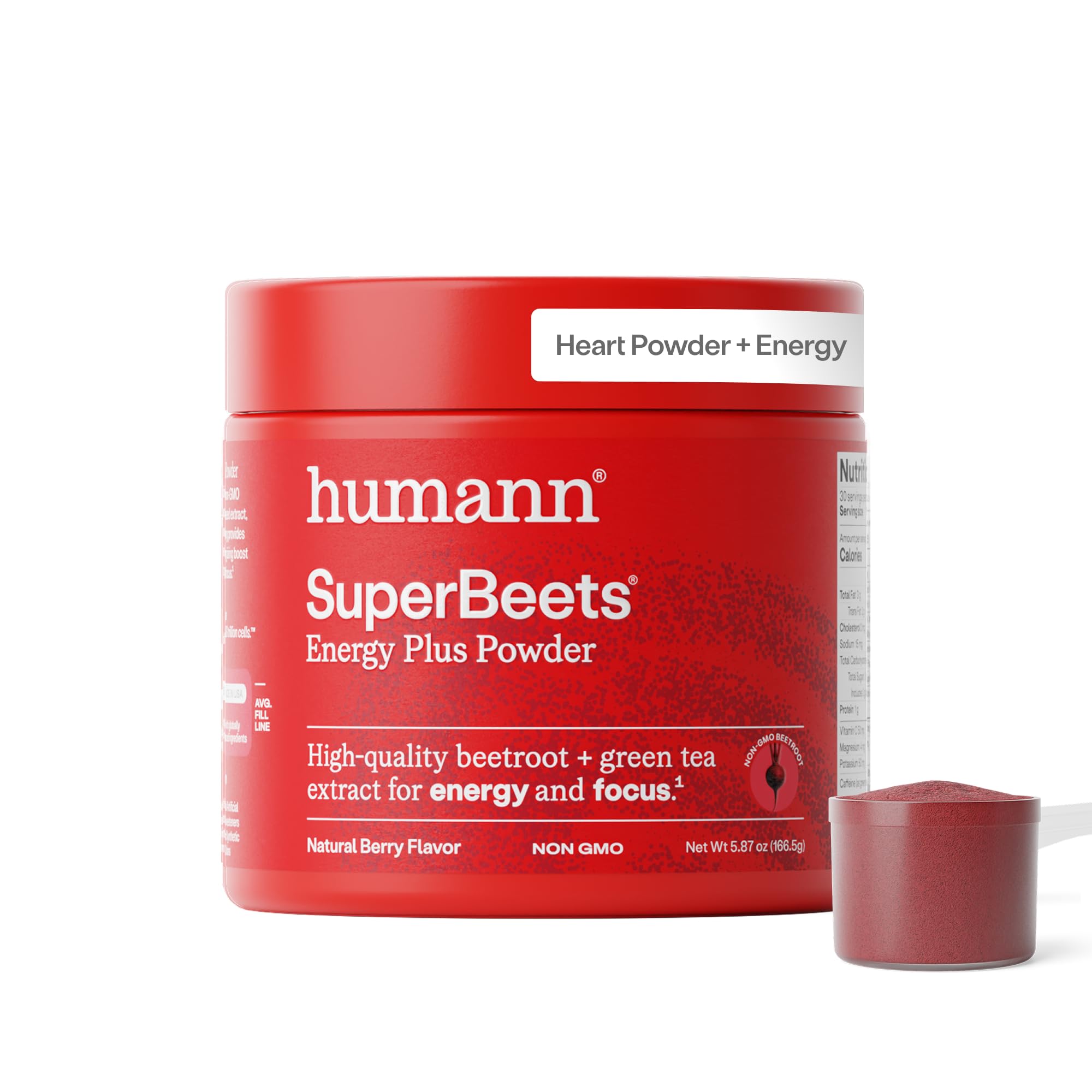 SuperBeets Energy Plus Powder (Natural Berry)
