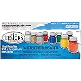 Testors Acrylic Value Finishing Paint Set - 9196T,Multicolor