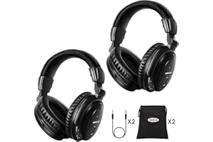 SIMOLIO Compatible with uConnect VES Chrysler Pacifica & Town & Country & Honda Odyssey & Dodge Grand Caravan IR Headphones for Car DVD for Chevy Suburban & GMC Yukon & Nissan Armada & Jeep 2006-2022