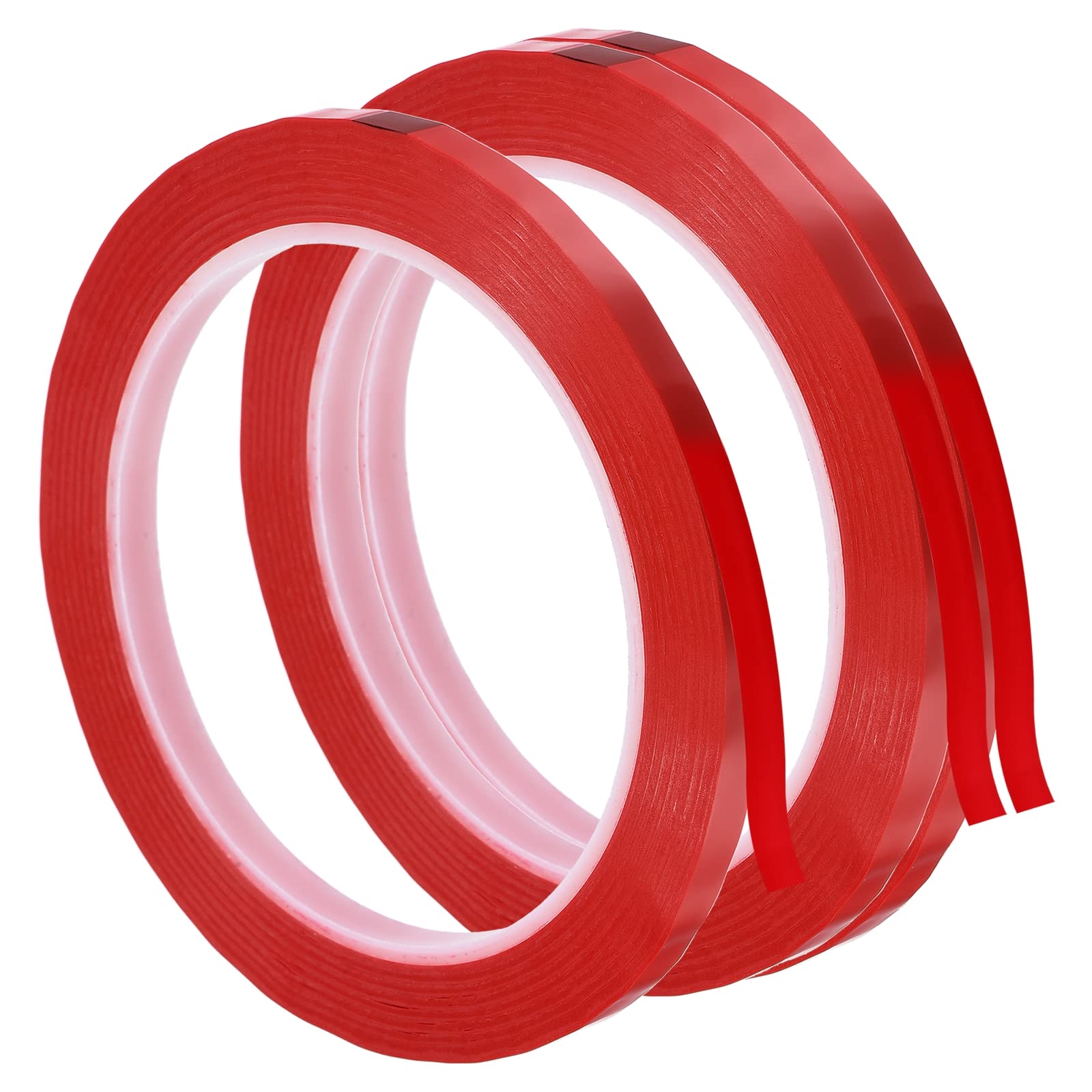 PATIKIL Whiteboard Tape 6mm X 66m, 3 Pack Thin Dry Erase Tape for Graphic Chart Marking DIY Art, Red