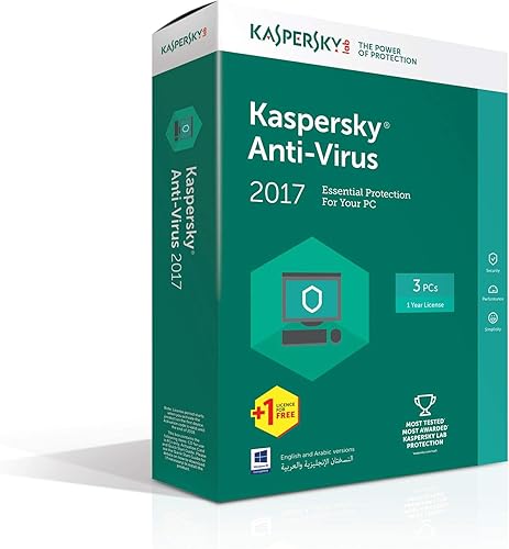 Kaspersky Anti Virus 2017 3 Plus 1 User price in UAE | Amazon ...