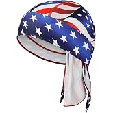 YANIKY Bandanas Skull Caps for Men, Women Skull Cap Helmet Liner Dew Rags | Bandana Cycling Hat Durags Motorcycle Bandana Sweat Wicking Do Rag