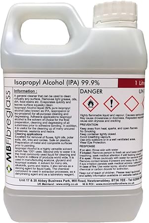Isopropyl Alcohol Ipa 99 9 1 Litre Amazon Co Uk Kitchen Home