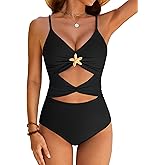 BMJL One Piece Swimsuit for Women Bathing Suits Swim Suits 2025 Tummy Control Flattering Full Coverage
