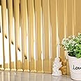 Lovdeco Peel and Stick Gold Mirror Strip Tile for Kitchen Backsplash and Bathroom Wall, 12" x 12", 5 Pieces, 5 SQ.FT.