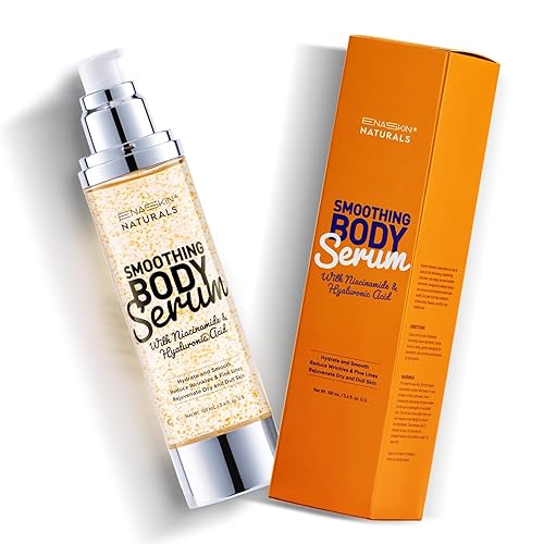 Smoothing Body Serum for Wrinkle: Body Lotion for Dry Skin | Hydrating Body Moisturizer | Daily Hyaluronic Acid Serum with Niacinamide