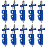 HUIOP Sea Fishing Bait Clips - 10pcs Quick Release Hook Clips