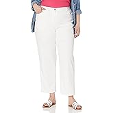 Ruby Rd. Women's Plus-Size Plus Classic Flat Front Denim Jean