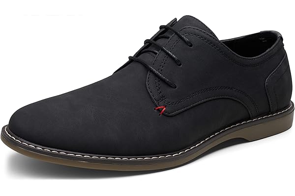 JOUSEN Mens Dress Shoes Suede Casual Oxford Shoes