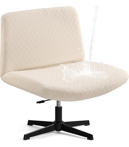 Amazon.com: FDW Criss Cross Chair Armless Cross Legged Office Desk
