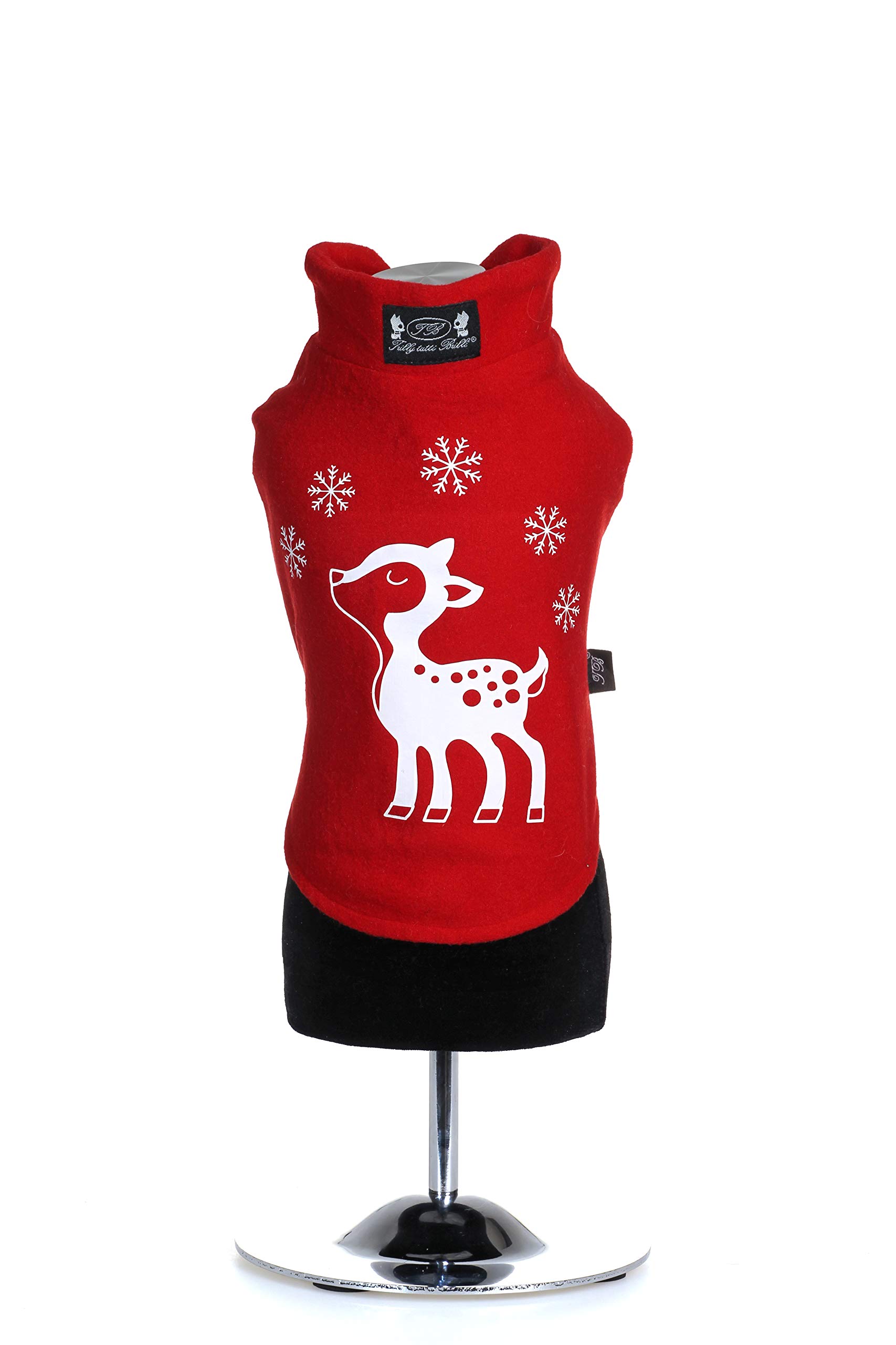 Trilly Tutti Brilli NeviarssXXS Nevia Sweatshirt with Vinyl Application XXS, Red