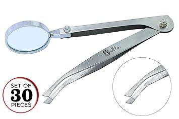 Amazon Com Smi 13 Cm Professional Eyebrow Tweezers With