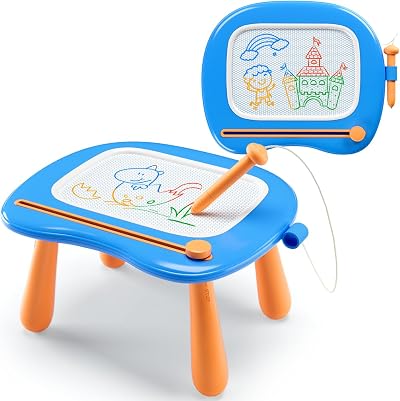 SYHLN Magnetic Drawing Board for Toddlers 1 2 3 Years 8.9 Inch Educational Toy