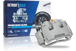 Detroit Axle - Front Left Brake Caliper for Dodge Ram 1500 Classic Dakota, Driver Side Disc Brake Caliper with Bracket Assemb