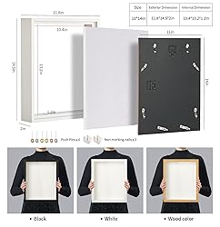 MUXIUNT 11×14 Shadow Box Picture Frame Display