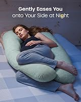 Nuliie Pregnancy Pillow U Shaped Full Body with Cooling Cover view 4
