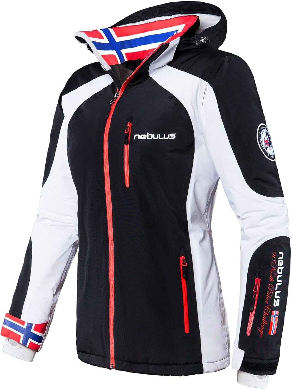 Nebulus High End Platinum Ski Jacket DAVOS, women's, black, 10,000 mm