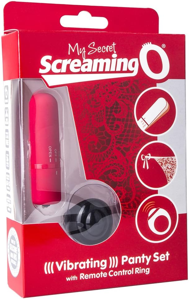 Screaming O Red My Secret Vibrating Panty Set including Remote Control Ring - Image 3
