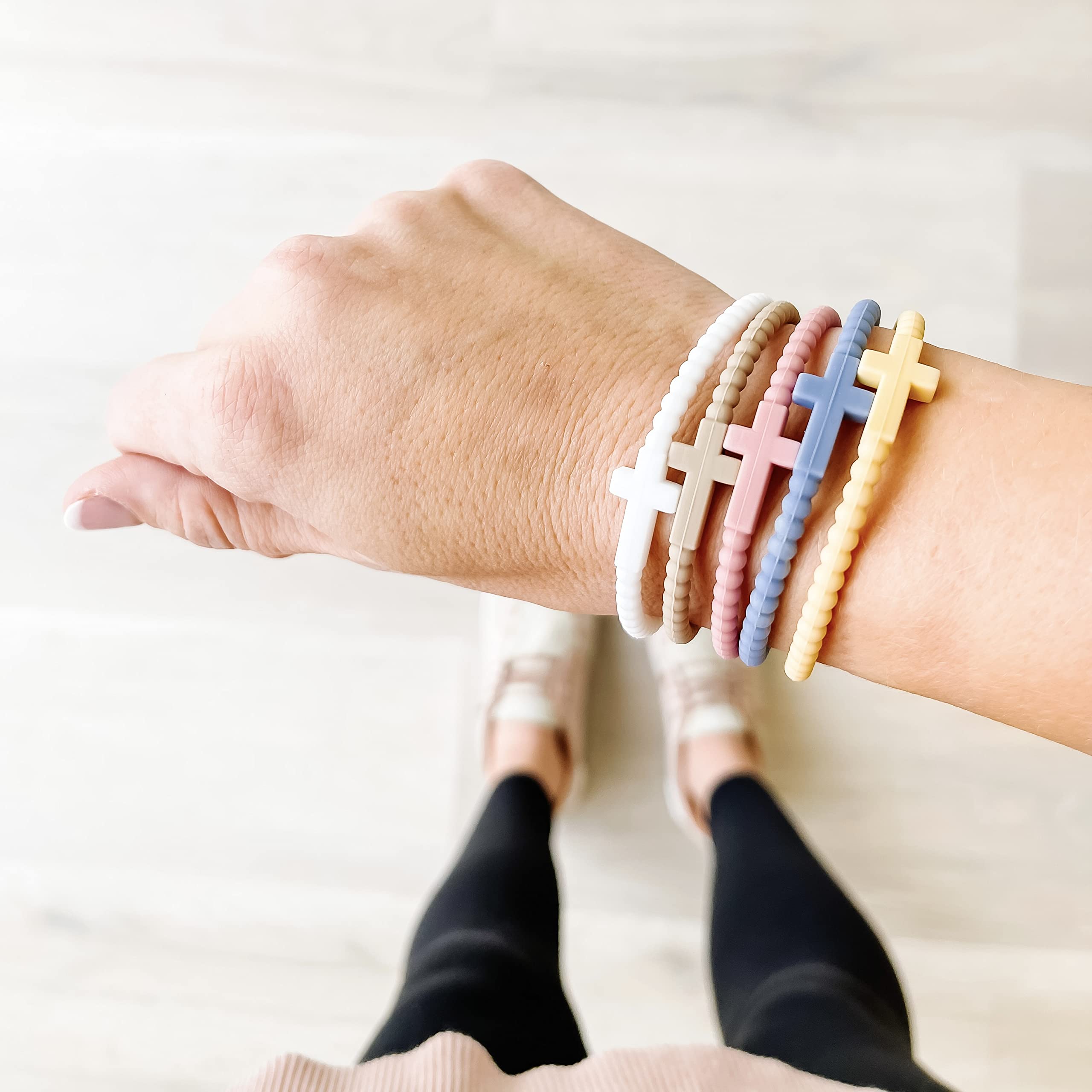 Ryan & Rose Jesus Bracelets Cross Silicone Bracelet (Original, Extra Small) on Galleon Philippines