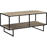 Altra Emmett 42" TV Stand/Coffee Table with Metal Frame, Sonoma Oak/Gunmetal Gray