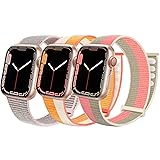 Geoumy 3 Pack Sport Nylon Bands Compatible with