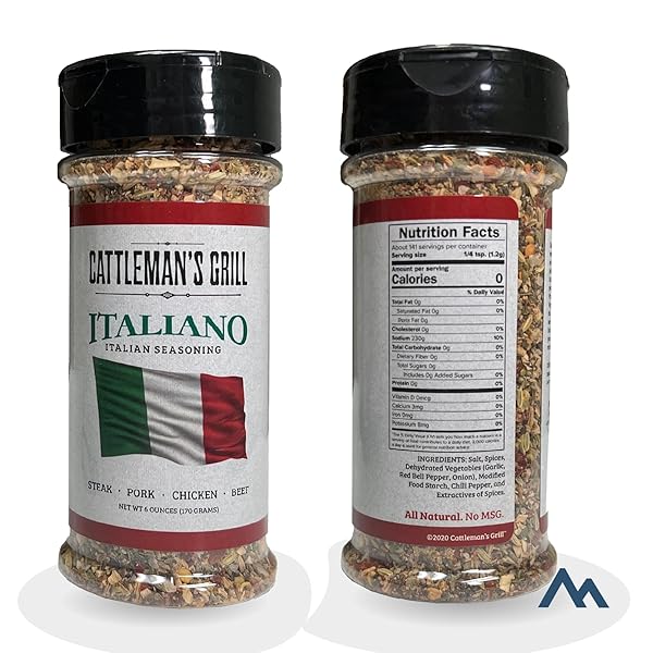 CATTLEMAN’S GRILL 3-PACK GIFT SET BBQ RUB 8 SECOND RIDE CARNE ASADA, ITALIANO, RANCHERO FLAVORS RUB AND SEASONING FOR STEAK, PORK, CHICKEN, BEEF, VEGGIES 5 TO 6OZ BOTTLES BY PINNACLE MERCANTILE