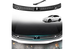 MTMARS3 for Tesla Model Y Juniper 2025 2026, Rear Bumper Protector Guard & Trunk Sill Cover, TPE Anti-Scratch Mat for Cargo A
