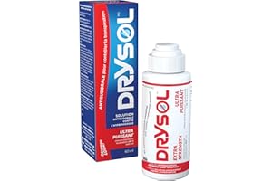 Drysol 20% Extra Strength 60 ml - Clinical Strength Antiperspirant for Men and Women, Deodorant for Men and Women, most Effec